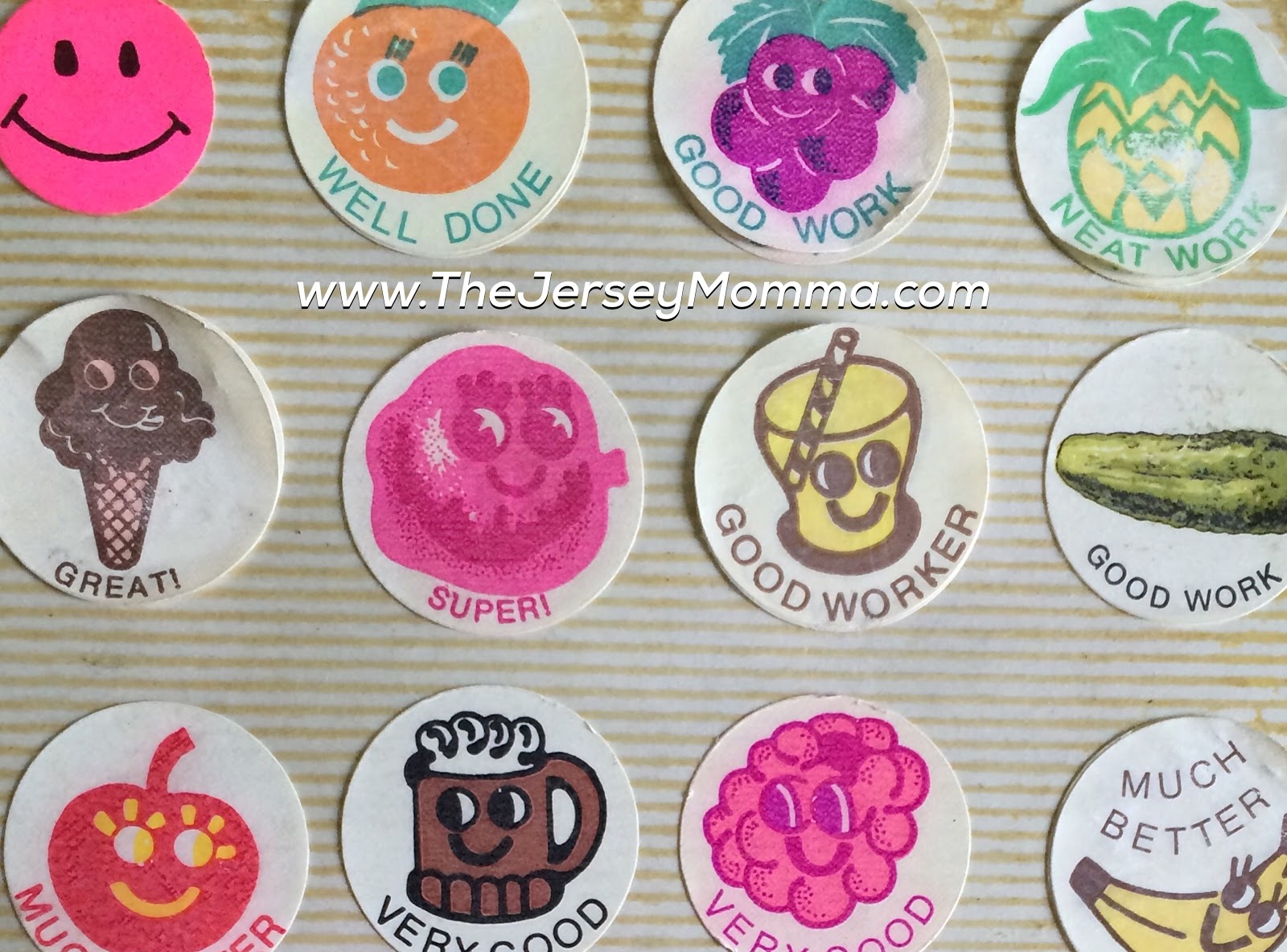 Scratch and Sniff Stickers 80's Flashback! The Jersey Momma