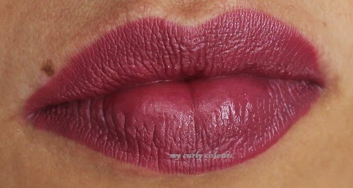 Lip Swatch rossetto L'Erbolario - Prugna