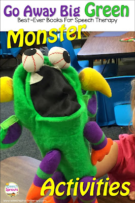 Go Away Big Green Monster: Best-Ever Books For Halloween Speech Therapy www.speechsproutstherapy.com Go Away Big Green Monster: Best-Ever Books For Halloween Speech Therapy www.speechsproutstherapy.com