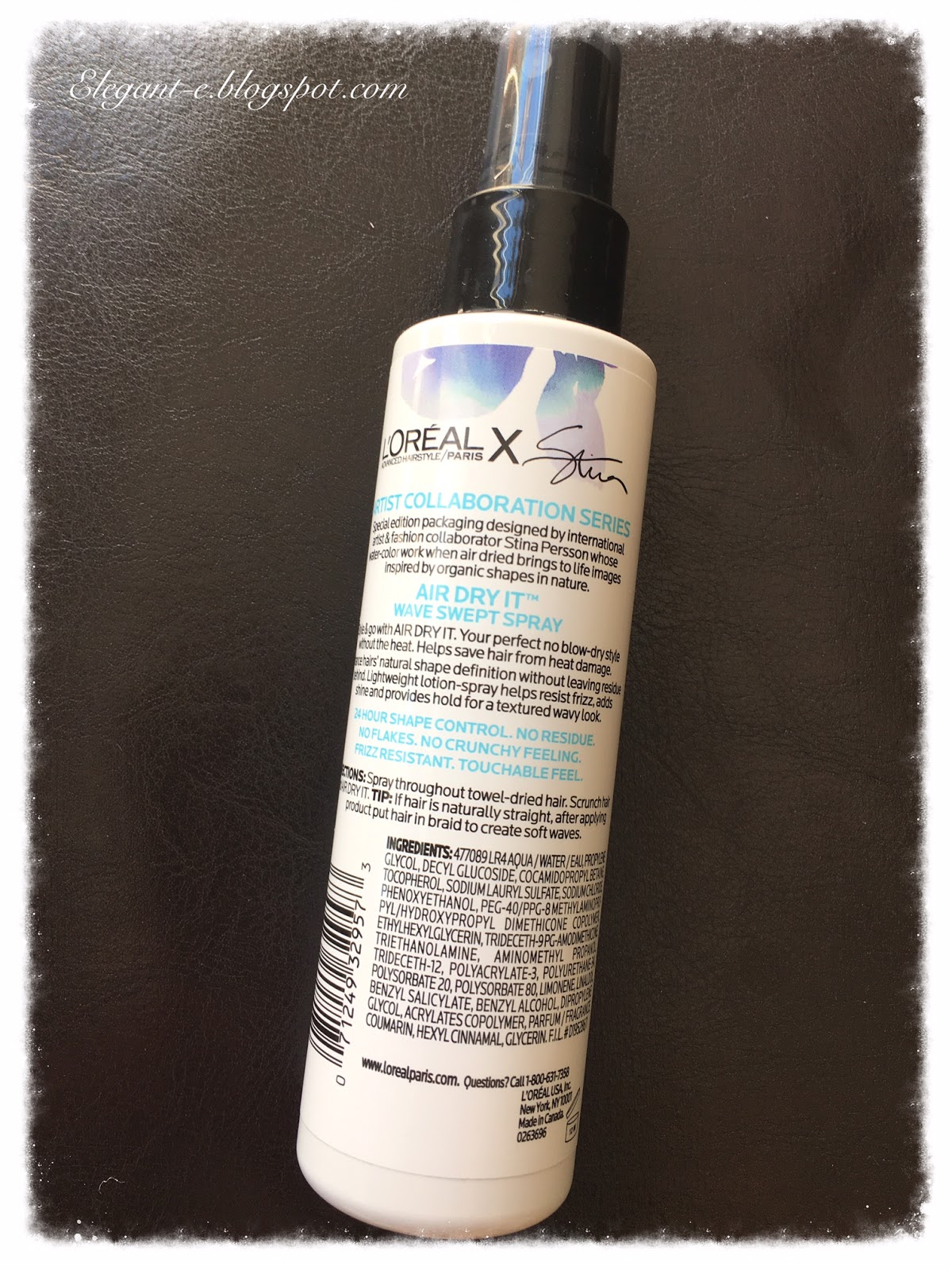 Elegante Loreal Air Dry It Wave Swept Spray