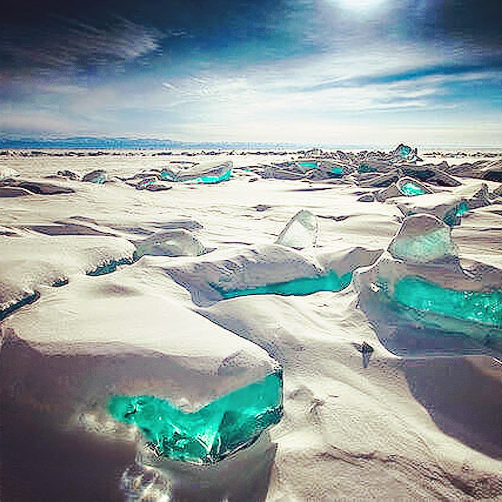 Красивый лед