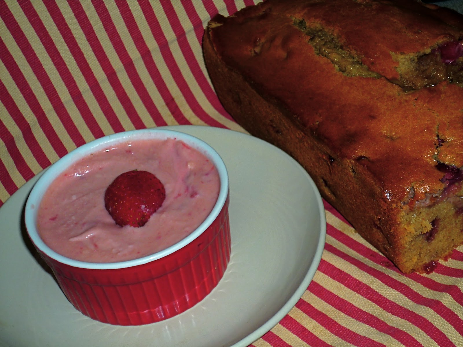 The Weekend Gourmet StrawberryCream Cheese Quick Bread...With