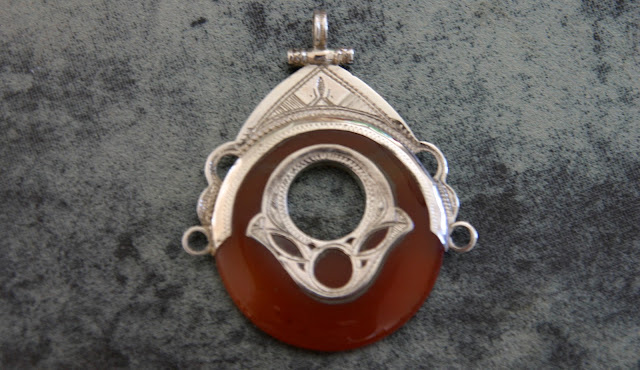 Parure Touareg En Argent Sterling Et Bois - Torque Et Bracelet, Années 50, Niger, Bijou Ethnique Ancien
