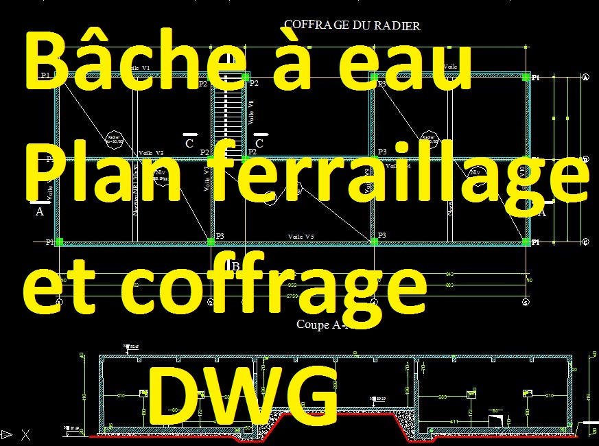 TÉLÉCHARGER PLAN DE COFFRAGE ET FERRAILLAGE DWG PLAN DE ET FERRAILLAGE COFFRAGE DWG TÉLÉCHARGER