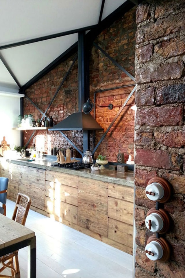 25 ideas para una cocina de estilo industrial cocinas con estilo Isla Industrial cocina Ideas de