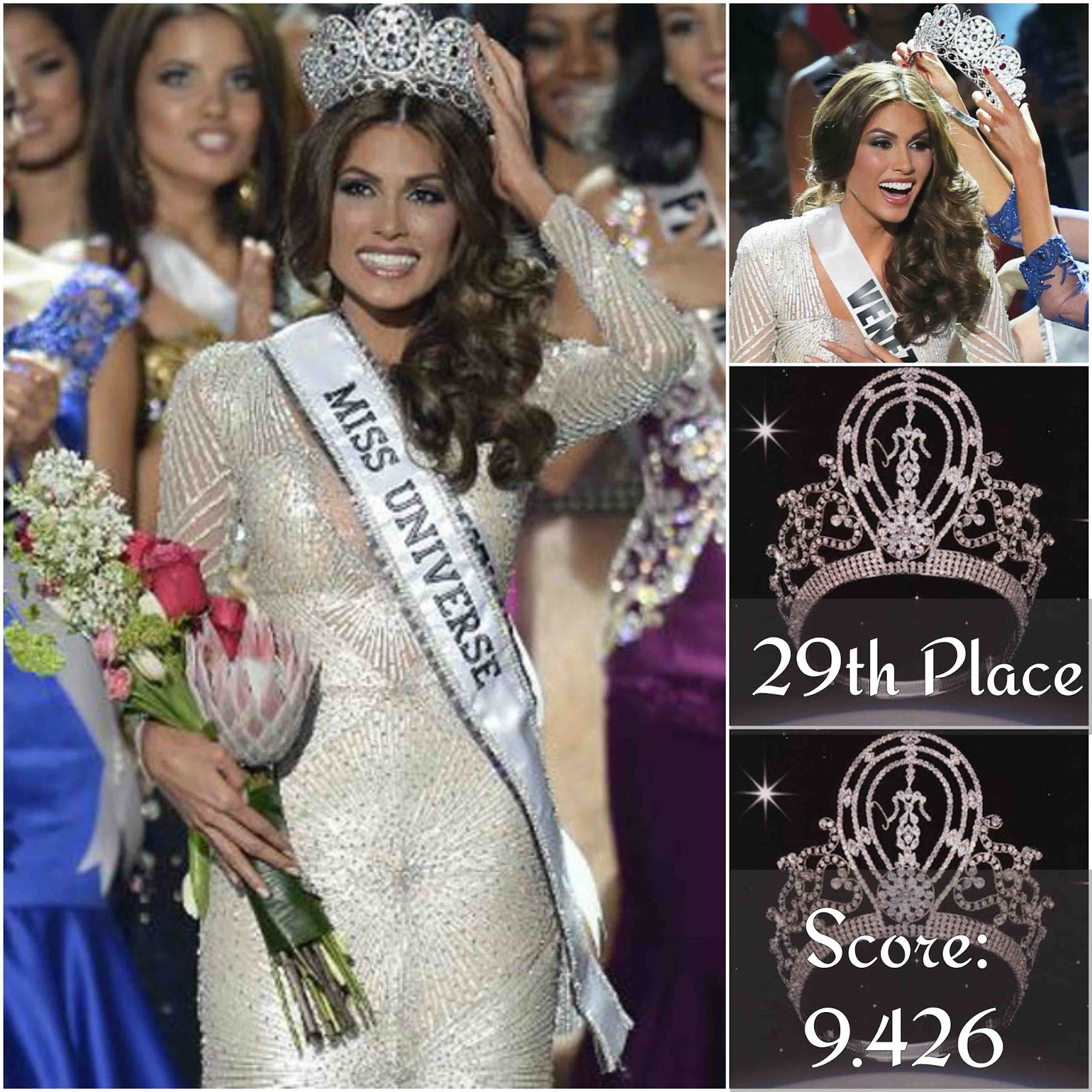 Most Beautiful Miss Universe 1952 2016 30th Place To 27th Place