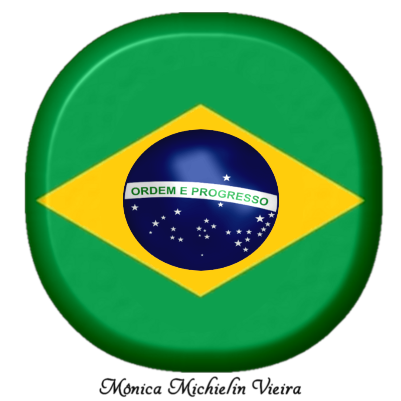 Monica Michielin Alphabets: NOVO ALFABETO DA BANDEIRA DO BRASIL EM PNG