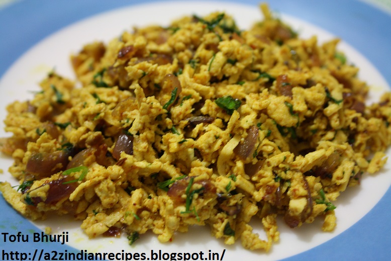 a2zindianrecipes Tofu Bhurji