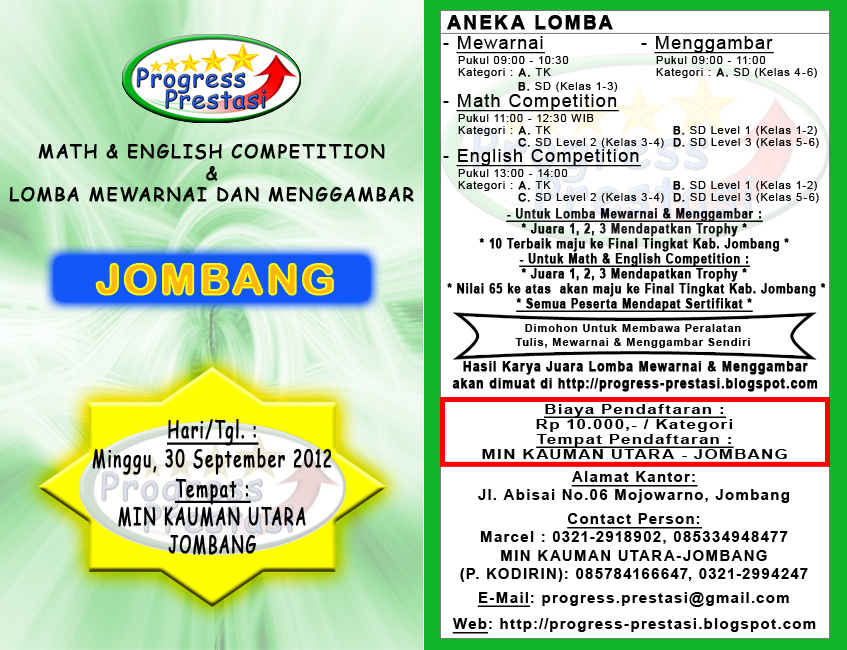 Gambar Brosur Lomba Hut Plug Percetakan Petraya Mewarnai Anak Tk di