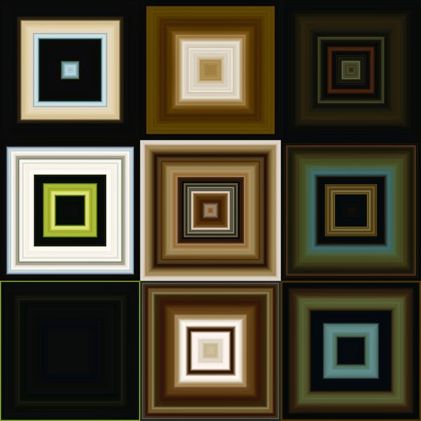 arte abstracto geométrico para las salas