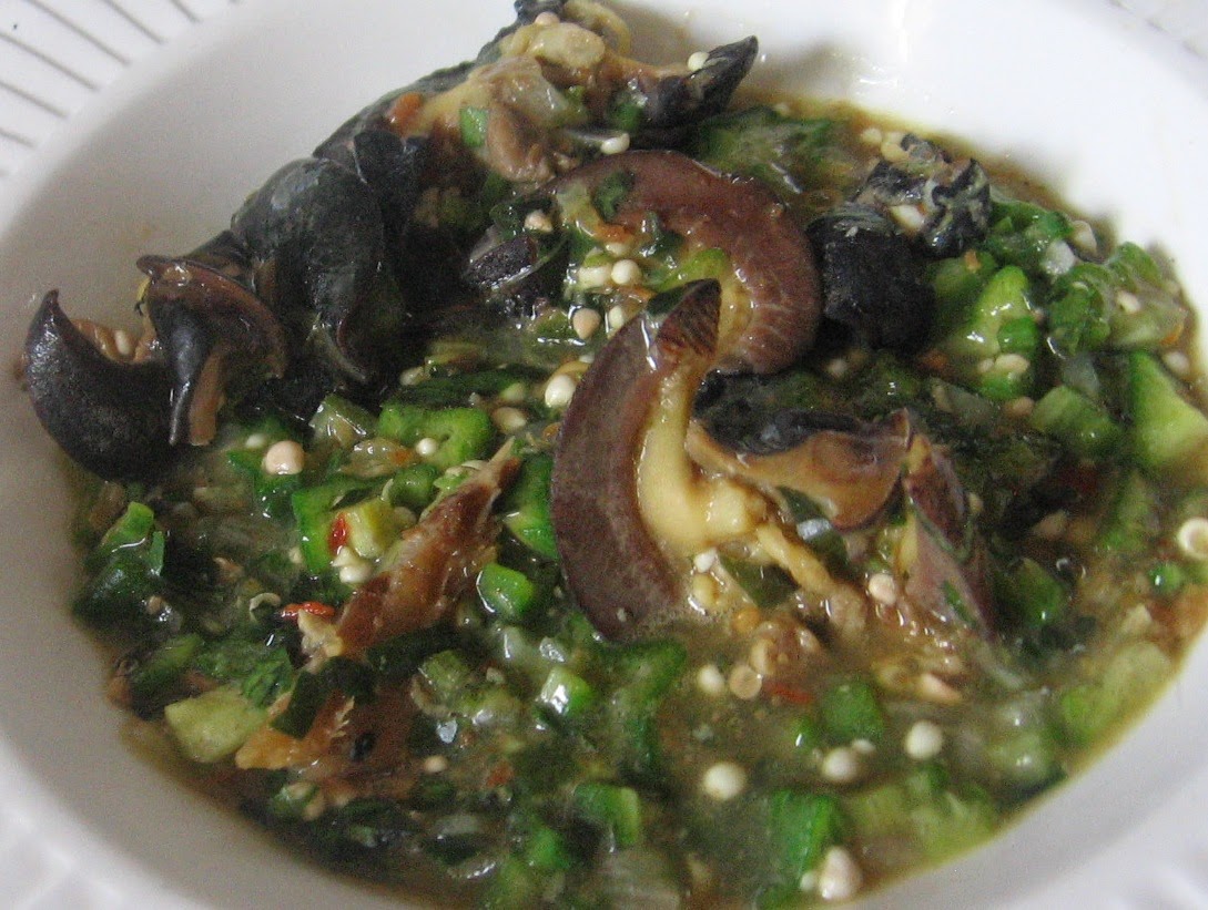 Nigerian Uziza Okro soup