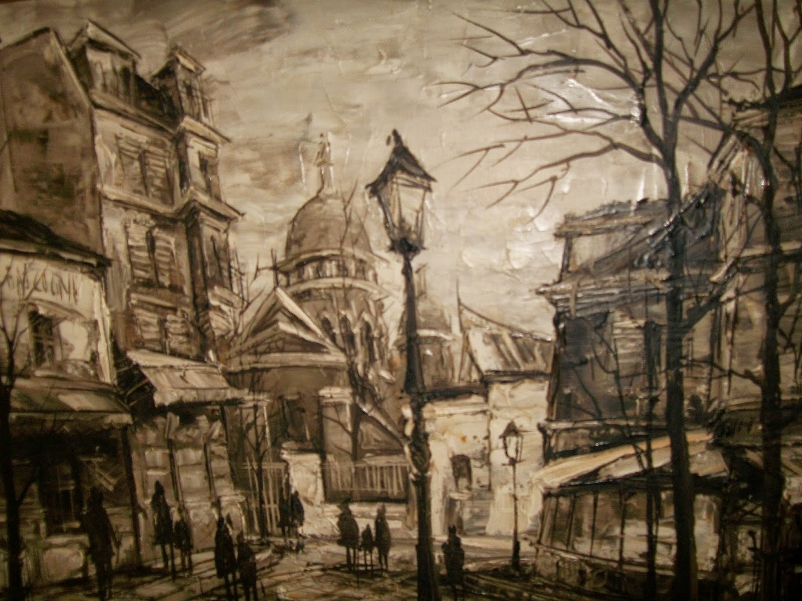 CALOGILOU LE CHAMPITABLEAUX PEINTURES HST VUE DE