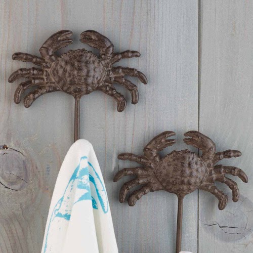 Seaside Inspired Beach Decor Beach and Nautical Style Wall Hooks