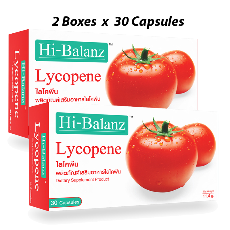 2x HiBalanz Lycopene Tomato Extract Dietary Supplement 30 Cap For