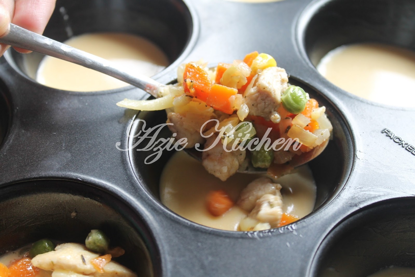 Mini Chicken Pot Pie Yang Mudah Dan Sangat Sedap Azie Kitchen