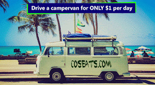 Drive a Campervan for $1 per day Advert