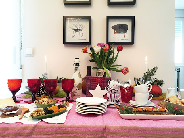 decorar la mesa en navidad