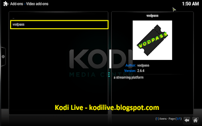 How To Install Vodpass Addon On Kodi