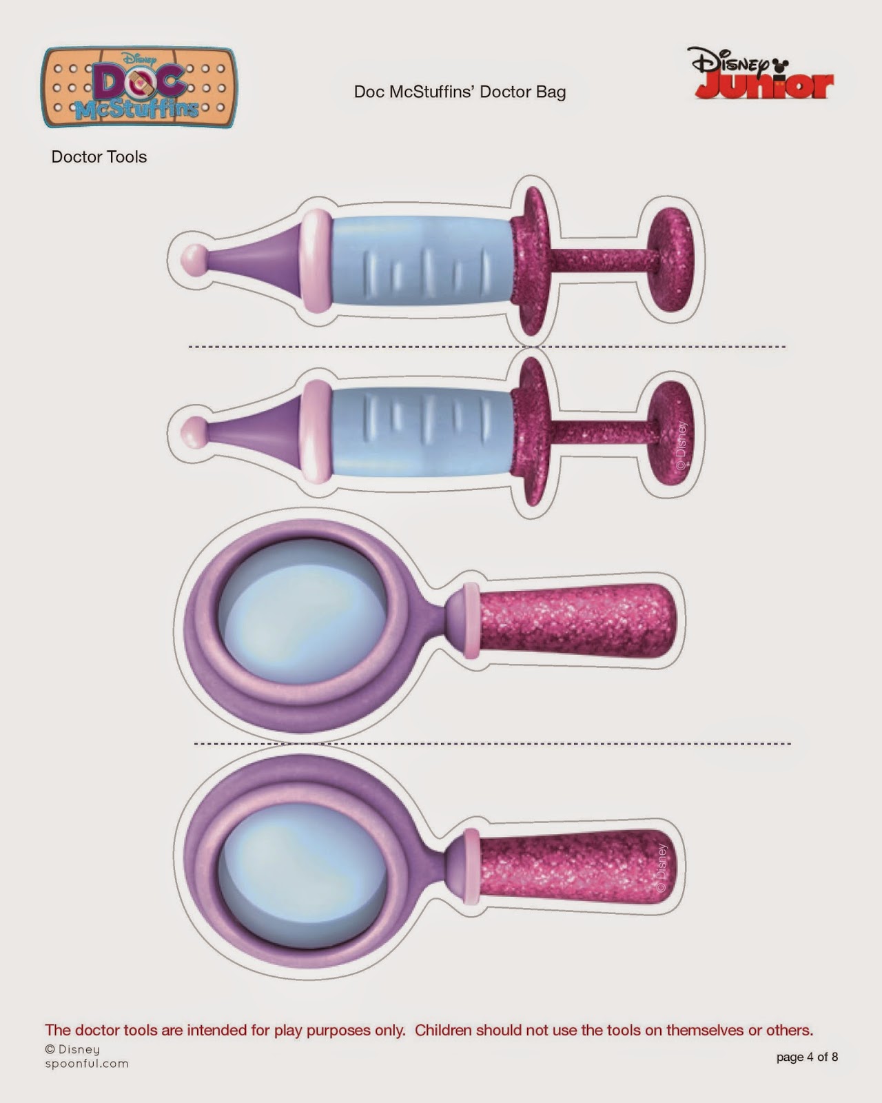 MANUALIDADES Accesorios de la Doctora Juguetes MANUALIDADES Accesorios de la Doctora Juguetes