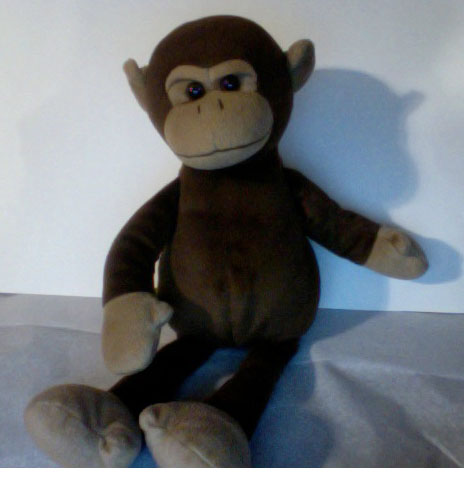 brown monkey teddy
