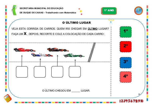 Atividades de matematica 1 ano