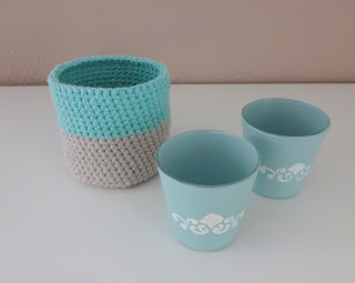 Blog-Inhaltsbild für 'kostenlose Häkelanleitung - Tasche und Utensilo/ Körbchen häkeln'