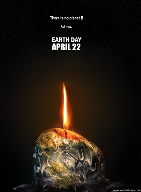 15 Contoh Gambar Desain Poster Lingkungan Global Warming 