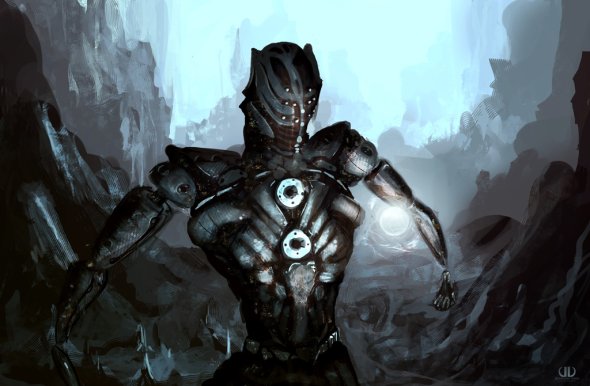 As ilustrações de personagens de ficção, fantasia e terror com traços realistas de Tierno Beauregard Tierno Beauregard artstation deviantart ilustrações ficção científica fantasia terror personagens realistas aliens robôs monstros criaturas