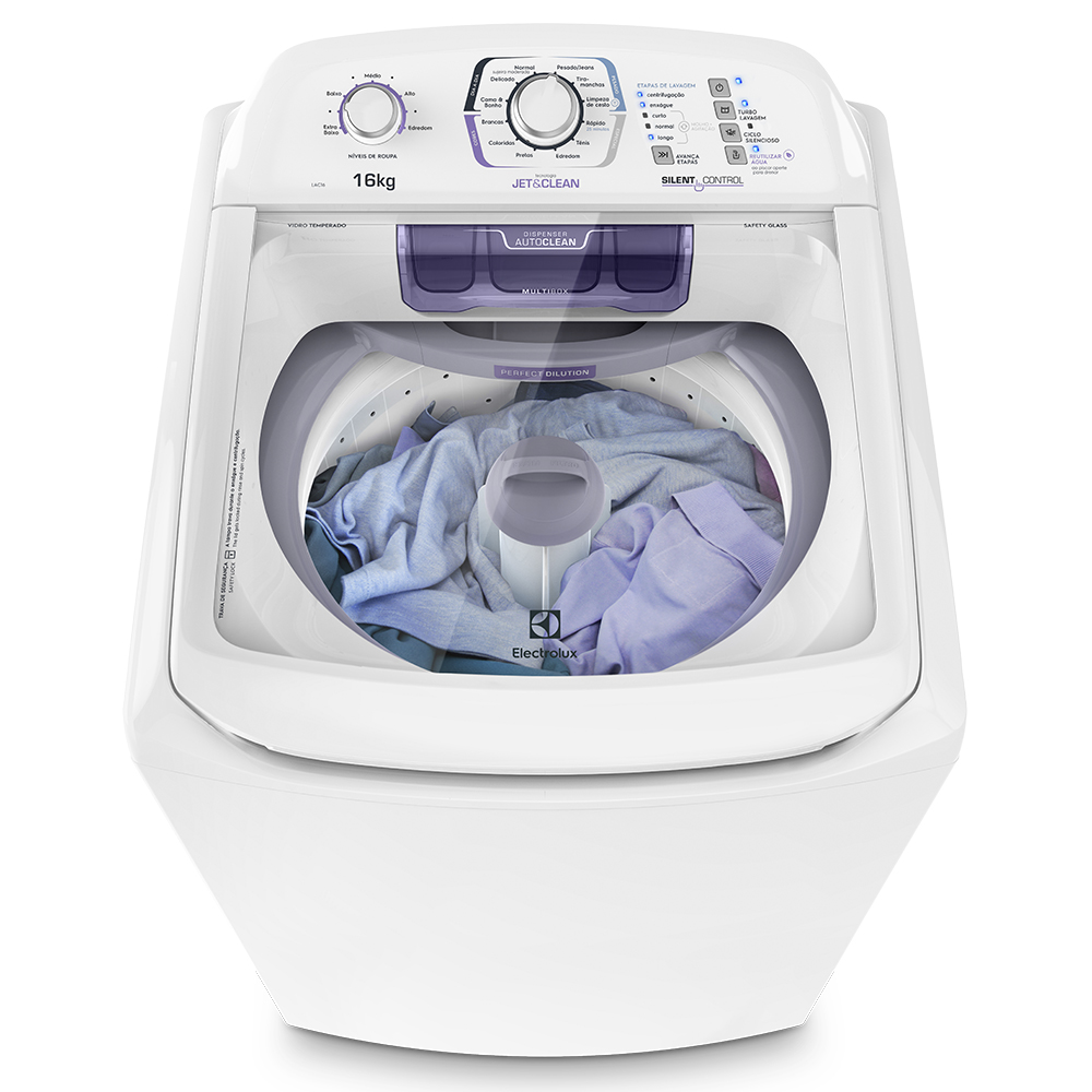 Roupa suja se lava na máquina! Lavadora Electrolux Silent Control 16