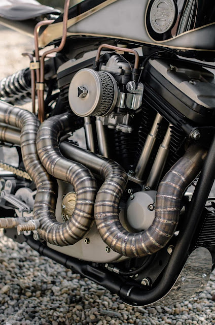 Harley Davidson Sportster By South Garage Motorcycles Hell Kustom