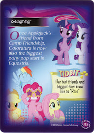 My Little Pony Countess Coloratura Equestrian Friends Trading Card