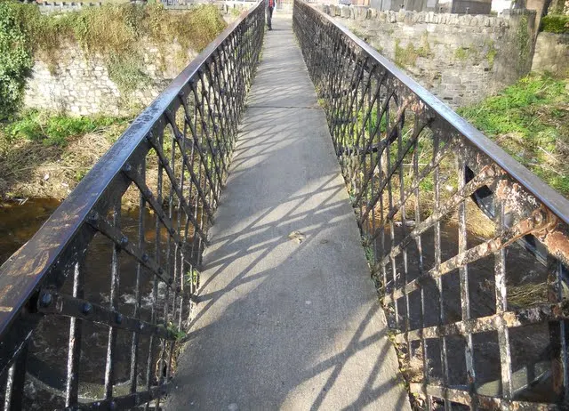 Walk the River Dodder in Dublin - Footbridge
