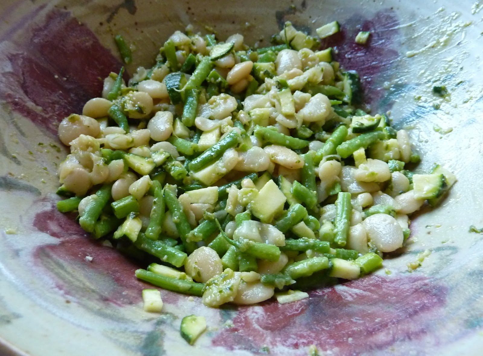 LIFE IS GOOD LIMA BEAN, GREEN BEAN AND ZUCCHINI SALAD