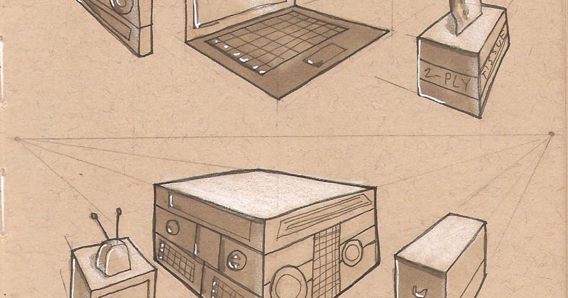 2D Concept Art: 10 Two-Point Perspective Objects