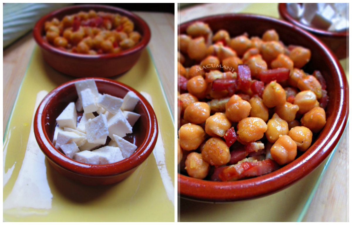 RECETAS DE MACUMANI GARBANZOS FRITOS CON CREMA DE CALABAZA PICANTE