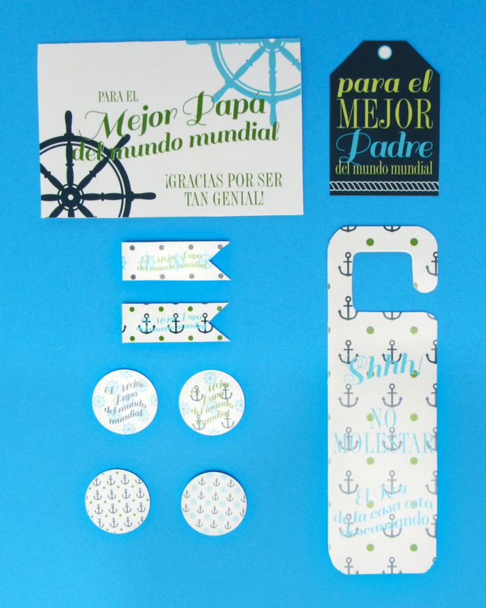 Gratuito: Kit Imprimible De Desayuno En La Cama Para El Día Del Padre-La Lilú descarga gratis día de los padres, desyuno, brunch, almuerzo, festividades, diy, hazlo tú mismo, manualidades