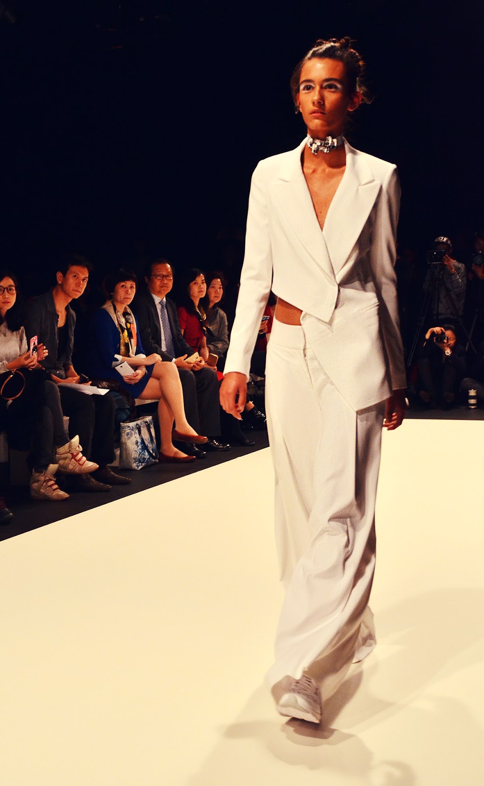 Haizhen wang ss16 catwalk show the hospital club