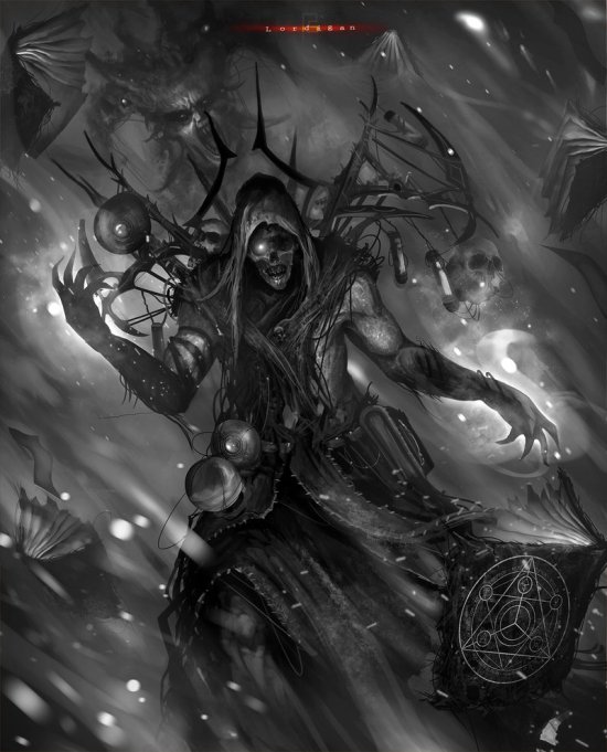 As ilustrações de fantasia sombria e terror de Pedro Sena Pedro Sena lordigan deviantart ilustrações fantasia sombria terror