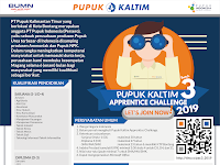 Lowongan Magang PT Pupuk Kalimantan Timur Lowongan Magang PT Pupuk Kalimantan Timur