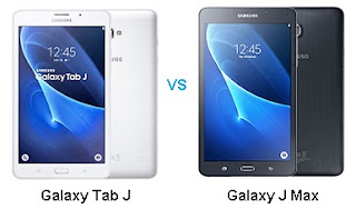 Perbandingan Samsung Galaxy Tab J vs J Max