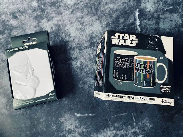 Star Wars Playing Cards and Heat Change Mug in packaging