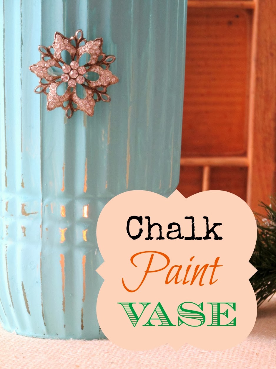 Annie Sloan Chalk Paint Vase Crafts a la mode