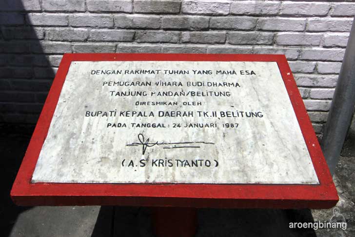 kelenteng hok tek che belitung