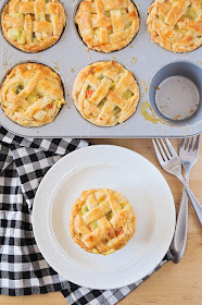 These savory mini chicken pot pies are so incredibly delicious, and adorable to boot!