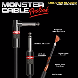Monster Cable Classic Straight to Straight Instrument Cable