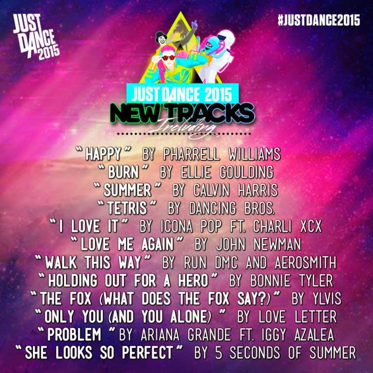 just dance 2015 canzoni scaricabili