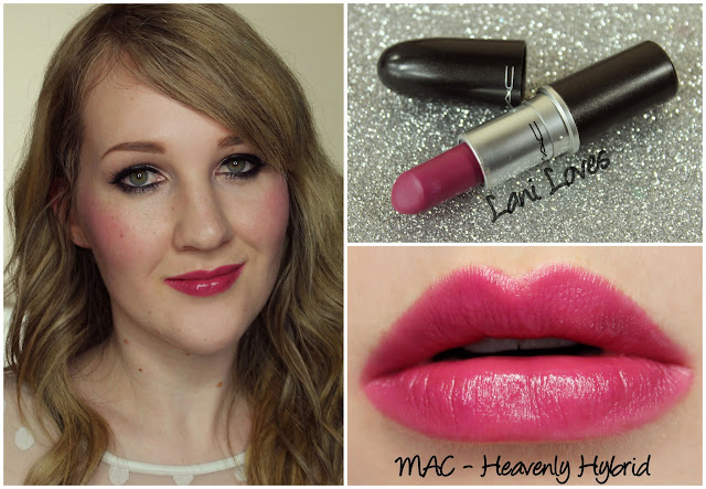 MAC Heavenly Hybrid lipstick swatch MAC Heavenly Hybrid lipstick swatch