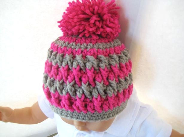 CrazySocks Crochet: CROCHET PATTERN - Baby Beanie w/ Flower