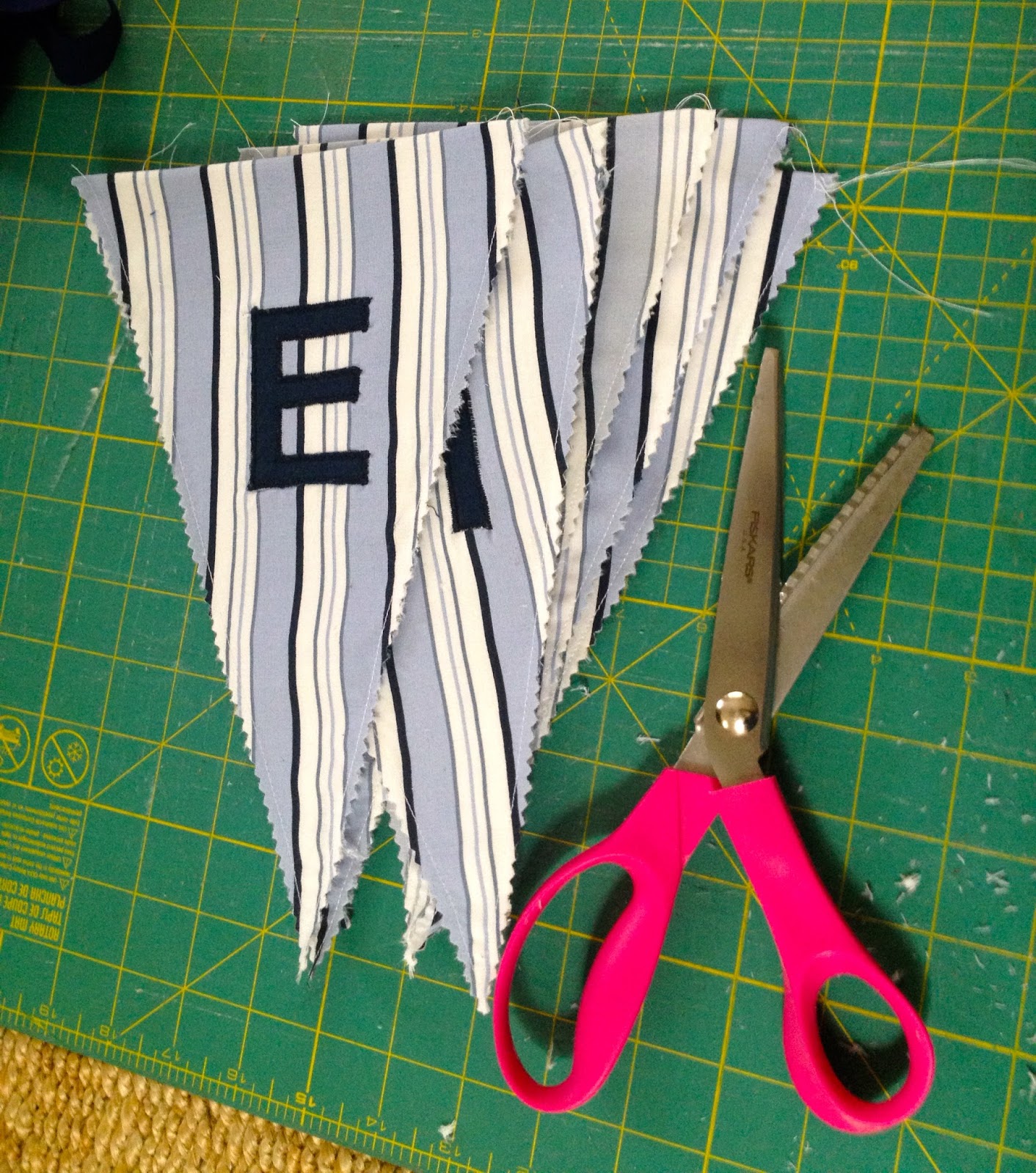 DIY Personalized Fabric Bunting Jaime Costiglio