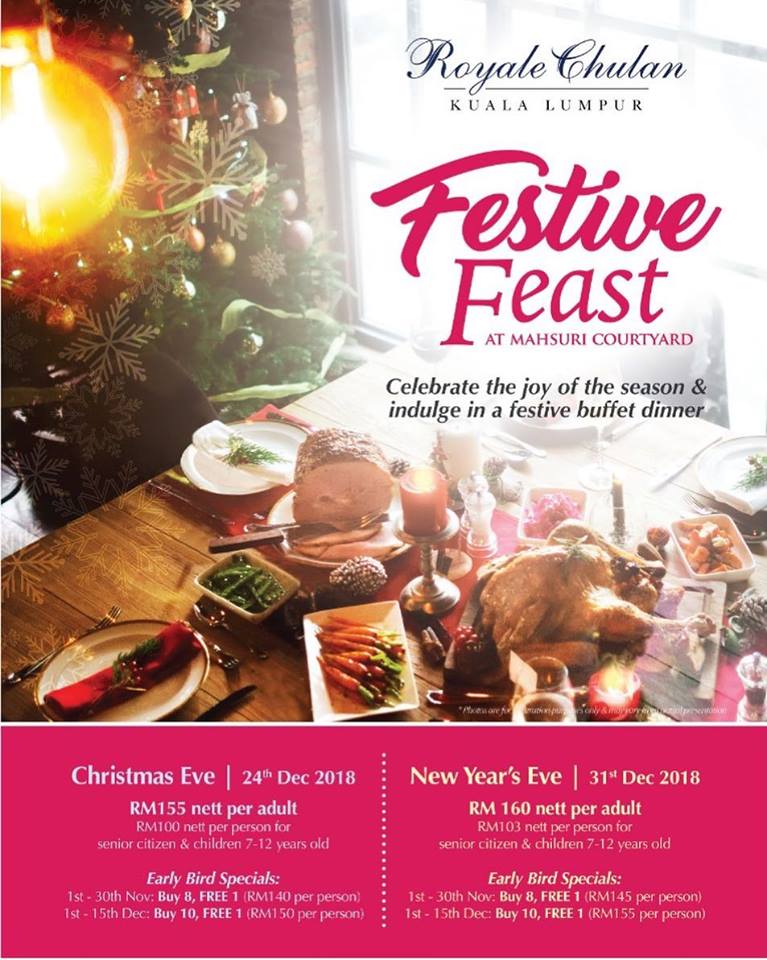 Festive Feast di Hotel Royale Chulan Kuala Lumpur